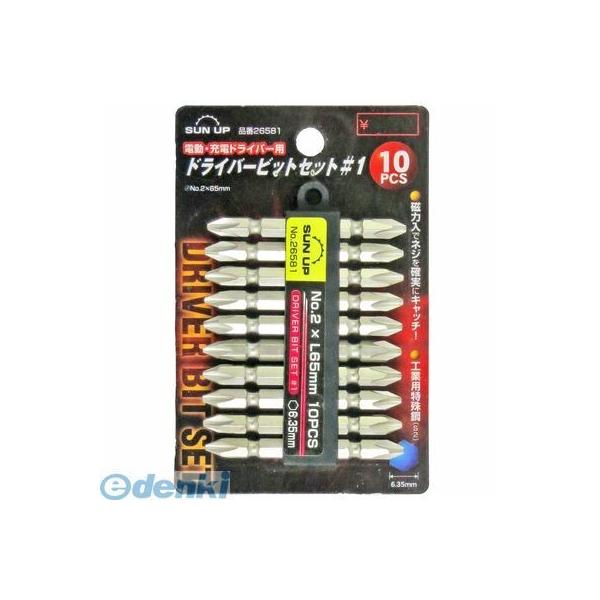 他サイト： 4969968265813 SUN UP ドライバービットセット ＋No．2×65の商品画像