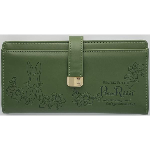 ピーターラビット（PETER RABBIT） スリム ロングウォレット グリーン