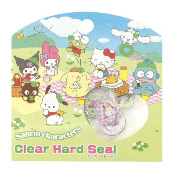 サンリオキャラクターズ クリアハードシール ハミングデイズ 15枚入り ぷっくりシール 立体シール 限定 かわいい プレゼント デコレーション