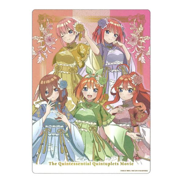 五等分の花嫁 下敷き フレーム B5 中華ロリータ グッズ コレクション マガジン 限定 描き下ろし