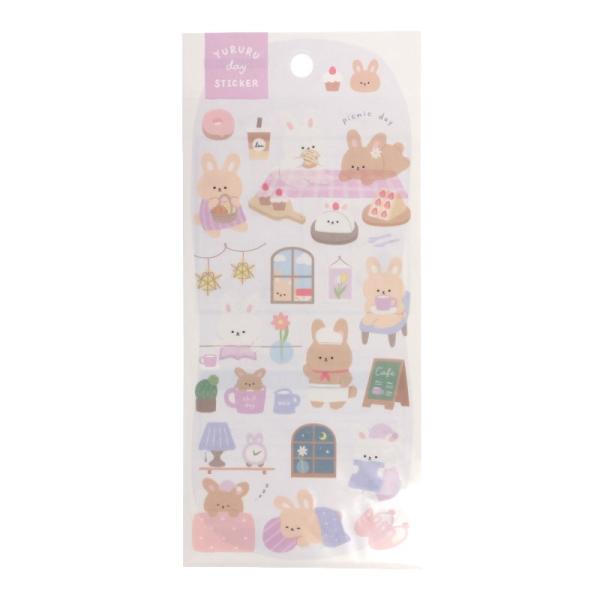 CRUX（クラックス） ユルルデイステッカー ウサギ シール