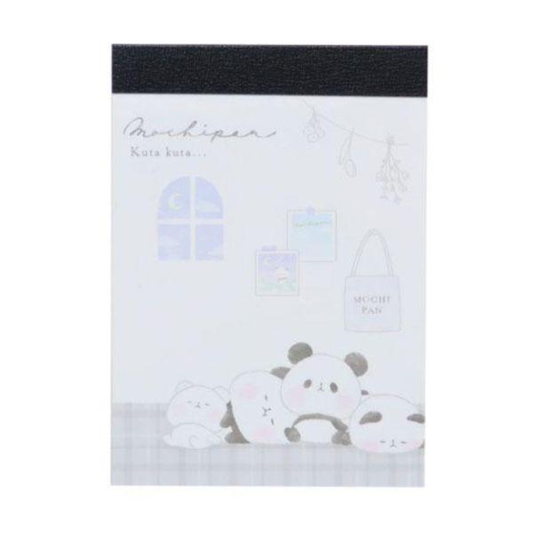 カミオジャパン もちもちぱんだ ミニメモ くたくた 2柄 80枚 日本製