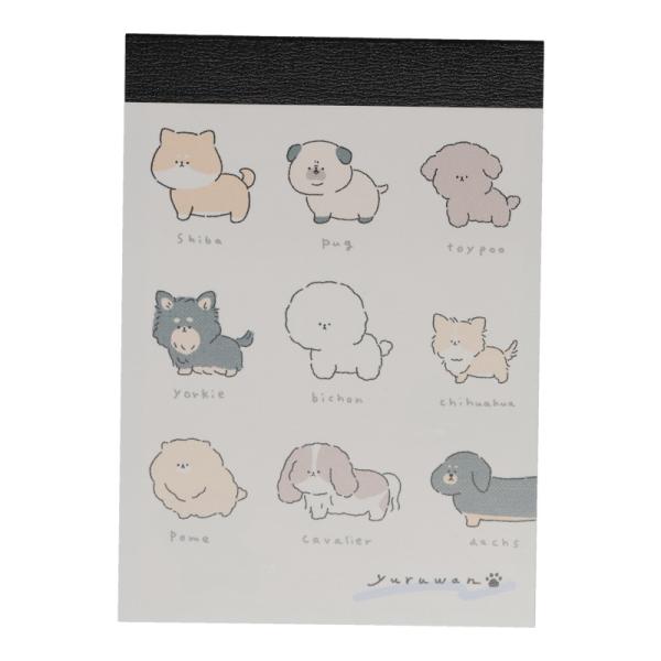 カミオジャパン ミニメモ ゆるかわ ミックス 2柄 80枚 日本製 女子文具