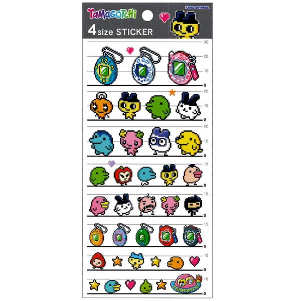 カミオジャパン 4size ステッカー たまごっち カラードット