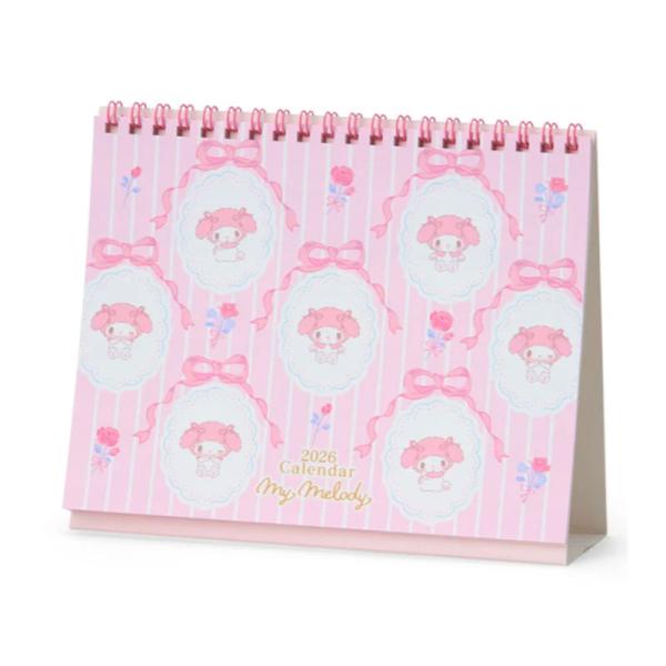 sanrio（サンリオ） 2026年 リングカレンダー マイメロディ 卓上タイプ