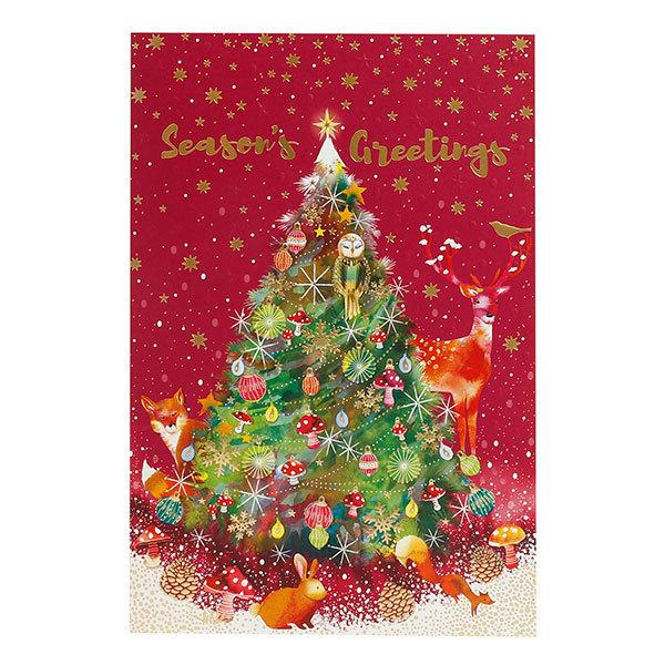 地球グリーティング 洋風 クリスマスカード 箔 浮き出し加工 かわいい メッセージカード Ax280 49 文具の森ヤフー店 通販 Yahoo ショッピング