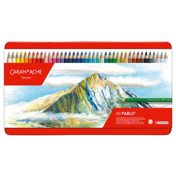 CARAN d'ACHE（カランダッシュ） カラン ダッシュ パブロ色鉛筆 40色