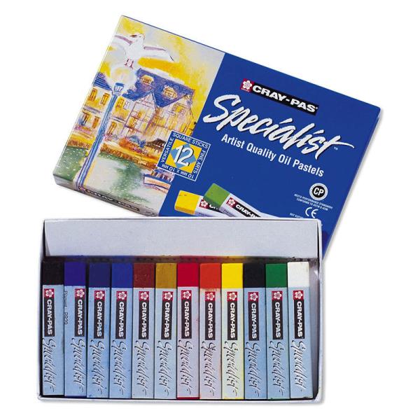 サクラクレパススペシャリスト　まとめ売り　100本セット クレパス サクラクレパス スペシャリスト 12色 専門家 画材 高級顔料