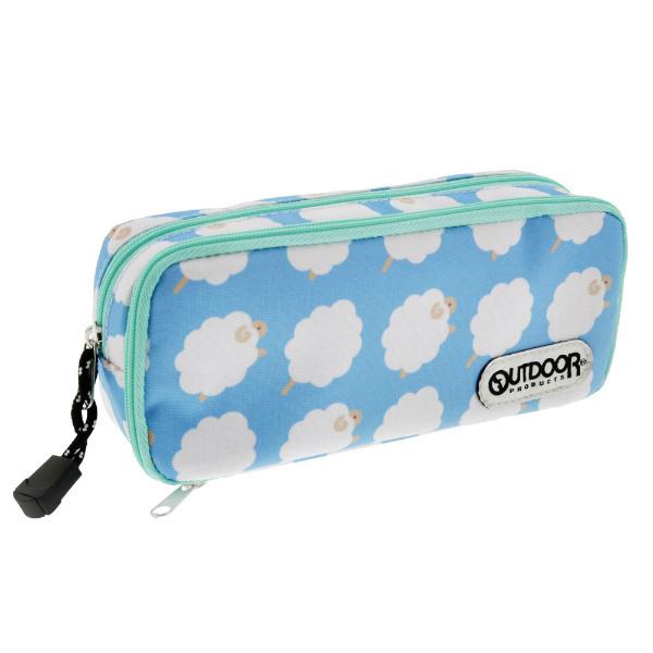 サンスター文具 OUTDOOR 22 ペンケースダブル ヒツジを数えているなか