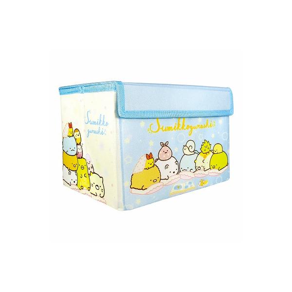 すみっコぐらし達にほっこり★ 折り畳み可能な飾っておきたくなるかわいい収納ボックス♪【サイズ】約19×20×28cm【パッケージサイズ】約32.5×24×3cm【素材】ポリエステル