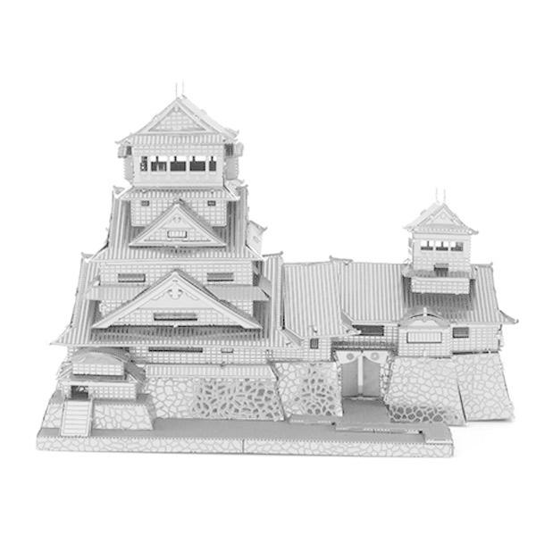 テンヨー メタリックナノパズル プレミアム 熊本城 立体パズル 精密モデル 美しい ギフト プレゼント 知育玩具 おうち時間 大人の趣味