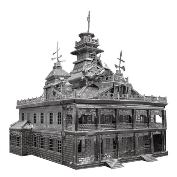 テンヨー メタリックナノパズル 第一国立銀行 立体パズル 精密モデル 美しい ギフト プレゼント 知育玩具 おうち時間 大人の趣味
