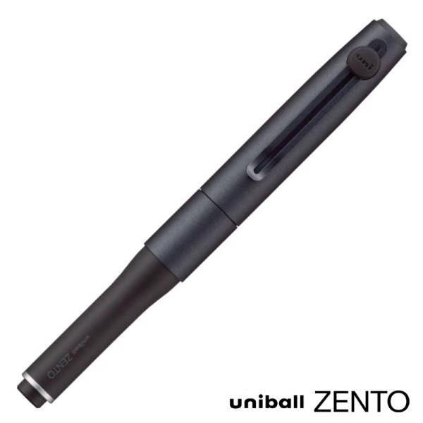 三菱鉛筆 ユニボール ゼント シグニチャーモデル メタリックブラック 0.5 水性 ボールペン 高級 名入れ お祝い プレゼント 日本製 オシャレ