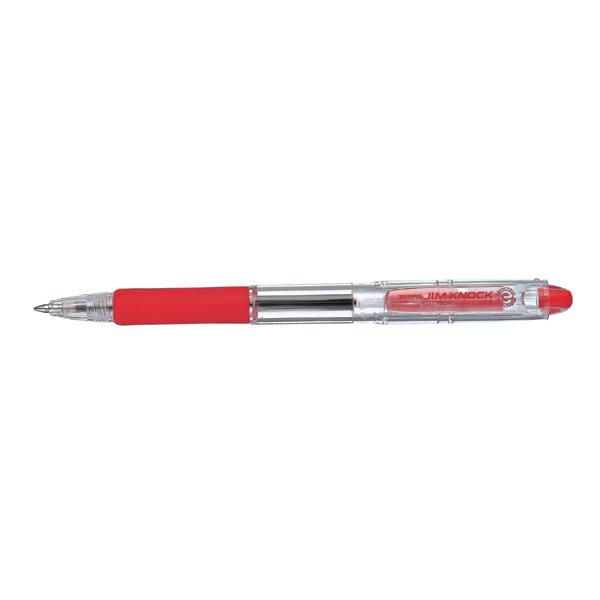 油性ボールペン ジムノック [赤] 0.7mm KRB-100
