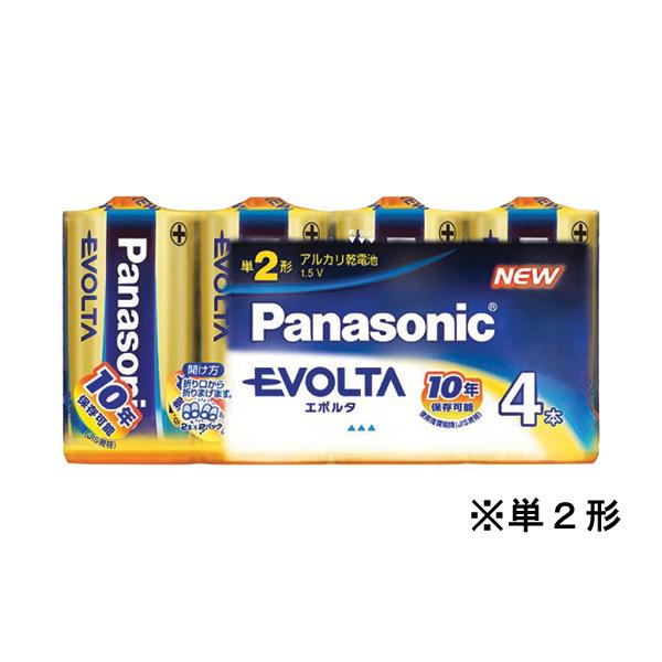 【仕様】●仕様：単２形●注文単位（入数）：１パック（４本）パナソニック　ｐａｎａｓｏｎｉｃ　ぱなそにっく　ナショナル　Ｎａｔｉｏｎａｌ　松下電工　ＥＶＯＬＴＡ　えぼるた　あるかりかんでんち　アルカリカンデンチ　あるかりでんち　アルカリデンチ...