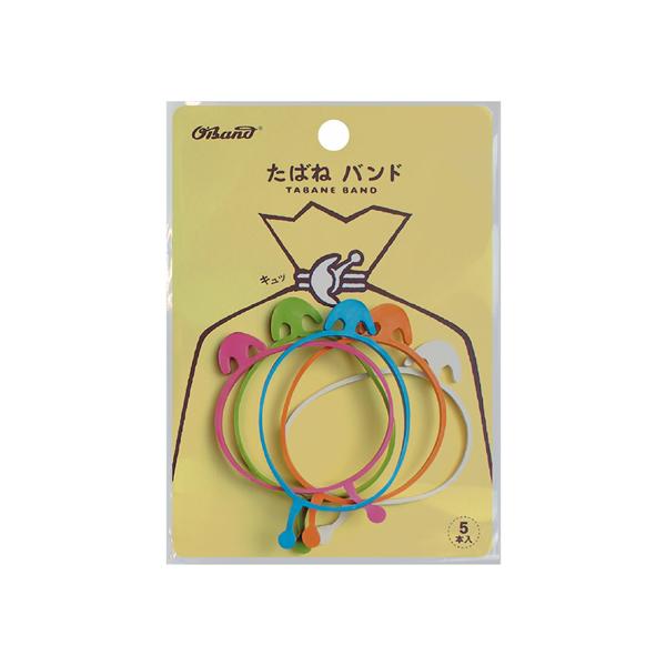 【商品説明】普通の輪ゴムとは使い方が違います。まきつけてひっかけるだけ！タブをひっぱって簡単にはずす事が出来ます。【仕様】●色：ミックス（ピンク・オレンジ・ライトグリーン・ライトブルー・ホワイト×各１）●番手：＃１８×３●サイズ：内径４４．...