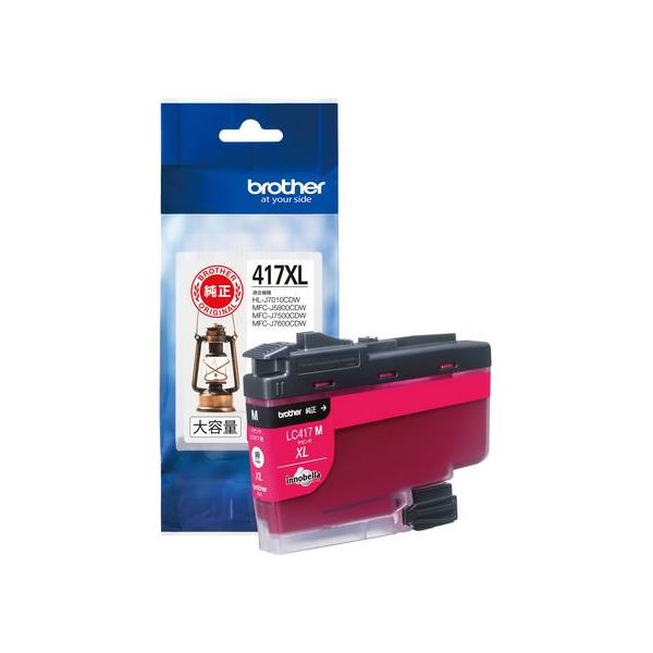 ブラザー 純正インクカートリッジ マゼンタ LC417XLM : BUNGU便 - 通販