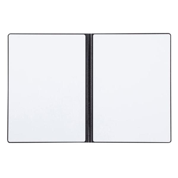 【仕様】持ち運びができるホワイトボードＡ４サイズだから持ち運びラクラク♪バッグに、本棚に、簡単に収納できます。※シート自体に磁力はありません。　●サイズ：縦３１０×横２３０×幅９ｍｍ（折り畳み時）　縦３１０×横４６２ｍｍ（展開時）●ホワイト...