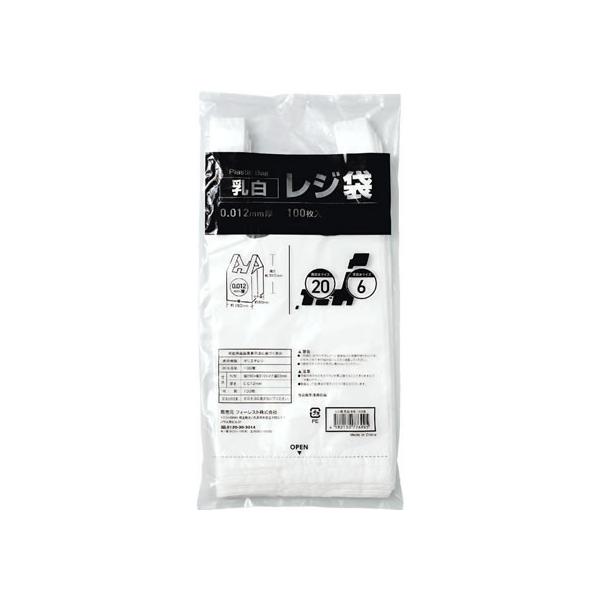 【商品説明】●フォーレストオリジナル製品　●ＨＤＰＥ（高密度ポリエチレン）のレジ袋です。　●食品衛生法適合商品【仕様】●規格：東日本　６号／西日本　２０号●サイズ：縦３１０×横１５０×マチ９０ｍｍ●厚さ：０．０１２ｍｍ●色：乳白●材質：ポリ...