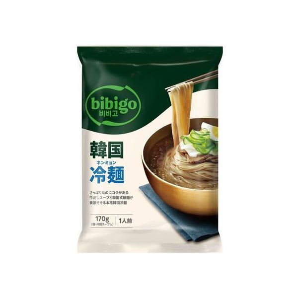 【商品説明】さっぱりなのにコクがある牛だしスープと韓国式細麺で作った本格韓国冷麺。　麺のゆで時間は６０秒、スープを水に溶かせば完成！　コシが強く、つるんとしたのど越しの本格韓国の麺を再現、コク深い牛だしベースに、梨やりんごの爽やかな風味のス...