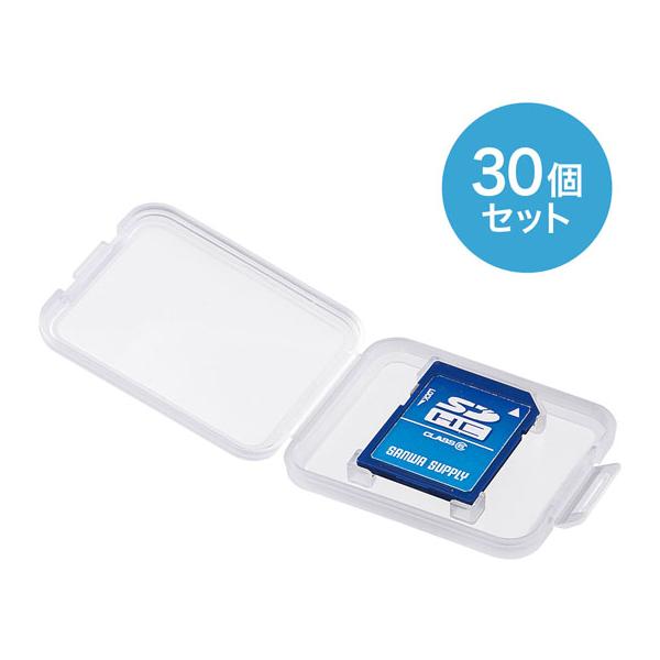 【仕様】ＳＤカードが１枚収納できるクリアケースです。クリアケースが付属されていないメモリーカードを購入した時や、クリアケースを紛失した時などに最適です。付属のＩＮＤＥＸシールにタイトルや内容がメモ書きできます。　●サイズ：幅５３×奥行８×高...