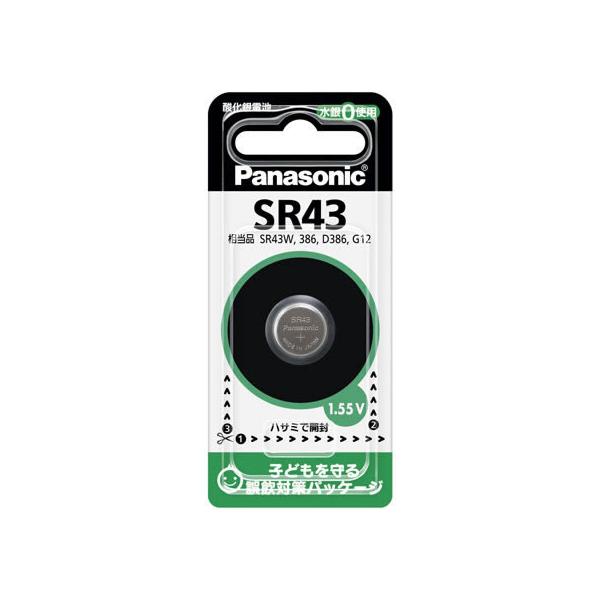 他サイト： 【お取り寄せ】パナソニック 酸化銀電池 SR43Pの商品画像