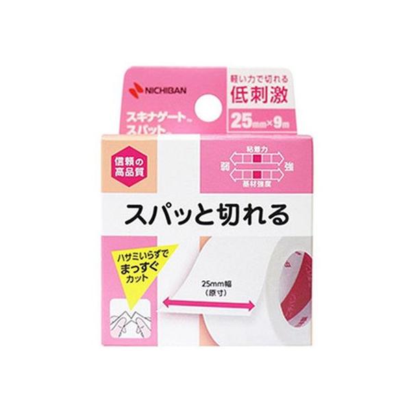 【商品説明】医療施設で高い評価を得ている極低刺激性テープ【仕様】●内容量：１個　　　●賞味期限／使用期限（製造から）　３年　●発売元／製造元／輸入元　ニチバン　●サイズ／カラー　２５ｍｍ×７ｍ　●商品の特徴　ハサミがなくても手でまっすぐ切れ...