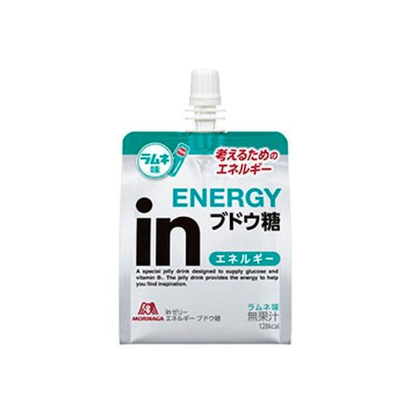 【商品説明】「考えるためのエネルギー」補給ができるｉｎゼリー【仕様】●内容量：180g　●原材料／成分／素材／材質　ぶどう糖、寒天／香料、クエン酸、クエン酸Na、ゲル化剤（増粘多糖類）、乳酸Ca、塩化K、ナイアシン、パントテン酸Ca、甘味料...