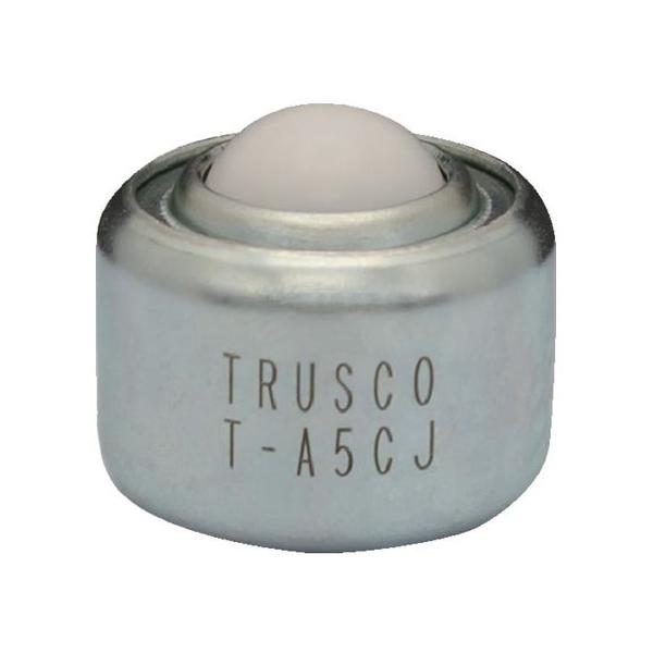 【商品説明】●スプリングクッション式なので偏荷重にも対応可能です。【仕様】●型番：T-A5CJ　●許容荷重（kg）：1　●材質ボディー：スチール　●材質メインボール：ポリアセタール（POM）　●上向用　●スプリング式　●メインボール：ポリア...