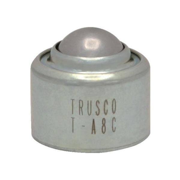 【商品説明】●スプリングクッション式なので偏荷重にも対応可能です。【仕様】●型番：T-A8C　●許容荷重（kg）：8　●材質ボディー：スチール　●材質メインボール：スチール　●上向用　●スプリング式　●メインボール：スチール　●ボディー：スチール