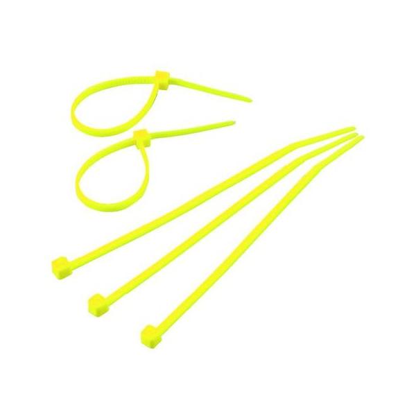 【商品説明】●主に屋内での結束に適した汎用性の高いカラータイプです。●電線の被覆色に合わせた色を使用することで束線を目立たなくきれいに束ねることができます。●ケーブルの種類によって色分けして結束するとひと目で識別できて便利です。【仕様】●型...