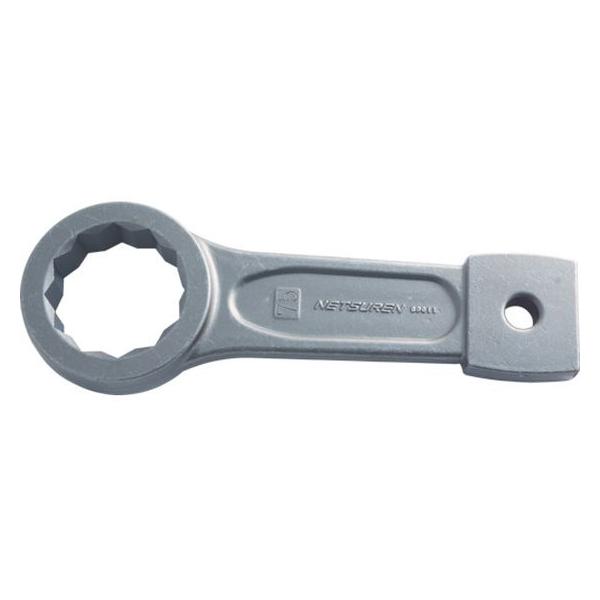 【お取り寄せ】ネツレン めがね打撃スパナ35 O0758