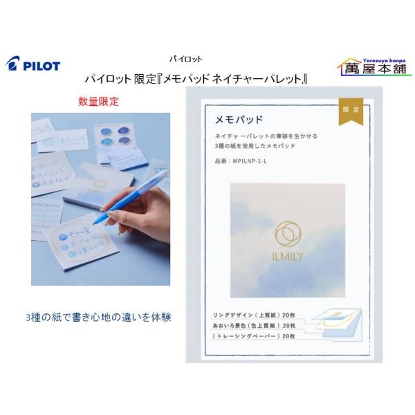 PILOT（パイロット） 数量限定 限定『メモパッド ネイチャーパレット