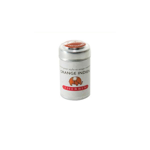 ☆J.HERBIN エルバン 万年筆用カートリッジインク インディアンオレンジ HB20157