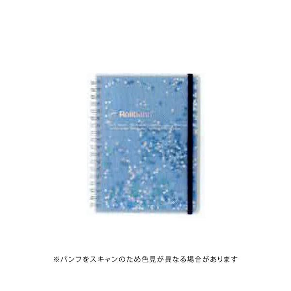 デルフォニックス ロルバーン ポケット付メモ グリッター L ブルー DELFONICS Rollbahn 501375-424