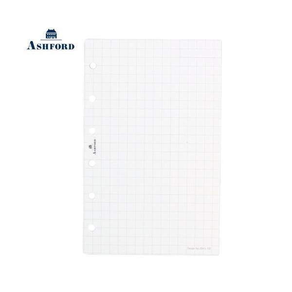 ☆Ashfordアシュフォード セクションリーフ5mm方眼ミニ6 システム手帳リフィル 0063-100