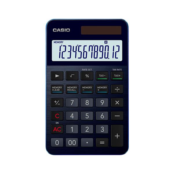 カシオ ザ スペシャルワン 大判手帳タイプ 電卓 ブルーCASIO S100NB-BU