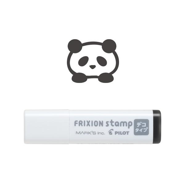 マークス&パイロットコラボ フリクションスタンプ デコタイプ パンダ・カオ  MARK'S FRX-STM18-B