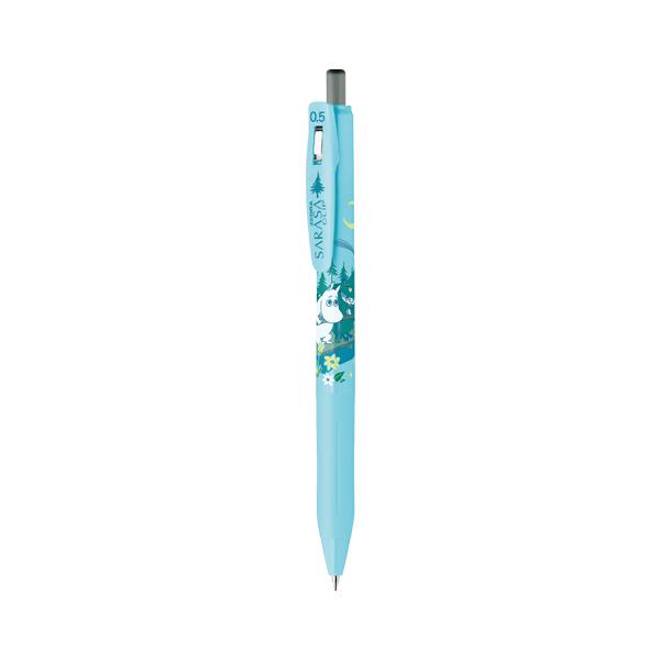 ☆ゼブラ 限定 サラサクリップ ジェルボールペン 0.5mm スナフキン MOOMIN ムーミン  ZEBRA JJ29-MM2-BK2