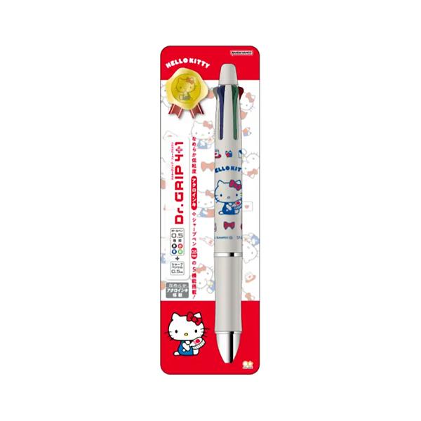 ☆サンスター文具 Dr.GRIPドクターグリップ4+1 ギフトペン 多機能0.5mm