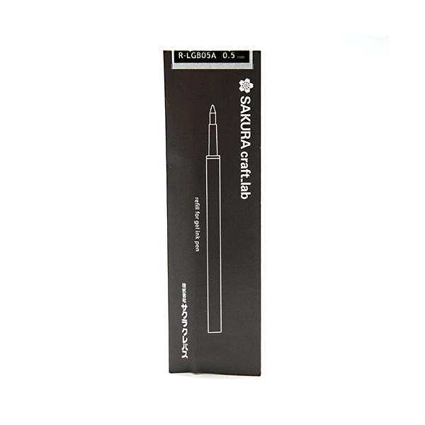 ☆サクラクレパス レフィル05Aゲルインキボールペン替芯リフィル0.5mm グリーンブラック R-LGB05A#30