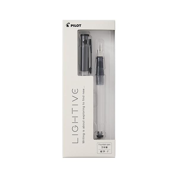 パイロット 万年筆 LIGHTIVE ライティブ F 細字 ノンカラー PILOT P-FLT-1-NC-F
