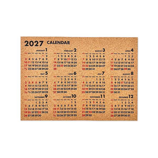 ☆パインブック 2027年版 コルク年間カレンダー フーツラ  PINE BOOK C-120