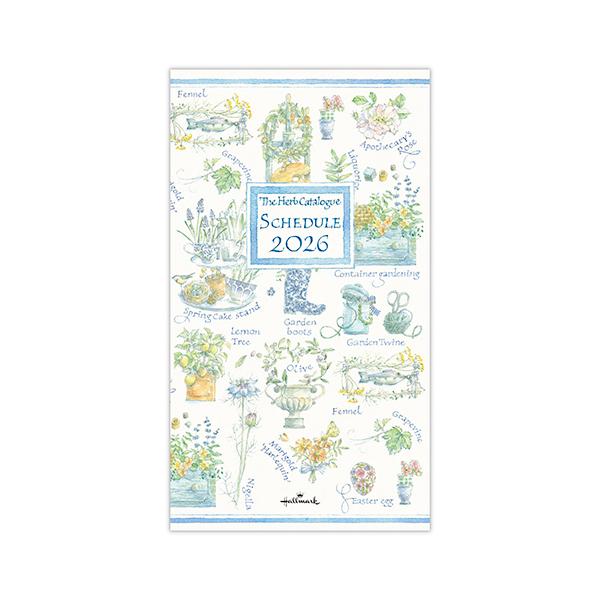 ホールマーク 2026年版手帳 スリムマンスリーダイアリー ハーブ