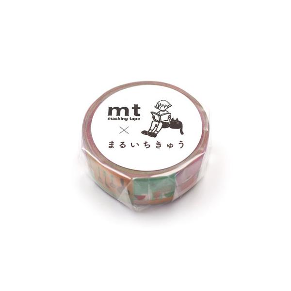 カモ井加工紙 マスキングテープ mt まるいちきゅう キッチン (幅15mm×長さ7m) MTMARU02