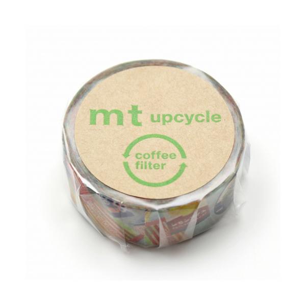 カモ井加工紙mtupcycleアップサイクルアイスのパッケージコラージュマスキングテープ幅15mm×9m巻MT01UP07