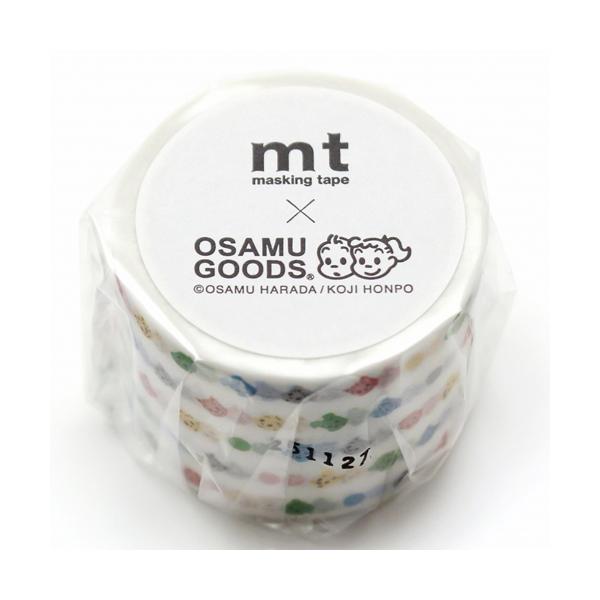カモ井加工紙 mt OSAMU GOODS ミックスドット マスキングテープ 幅30mm×5m巻  MTOSAM04