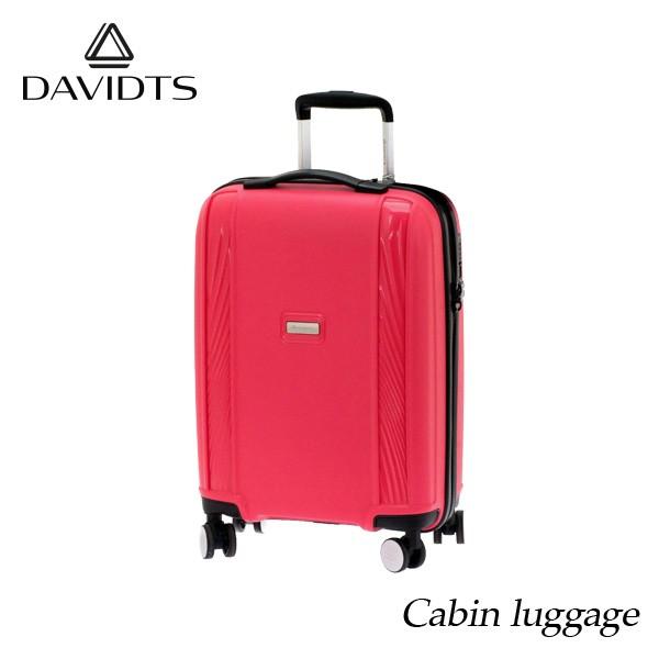 スーツケース  sサイズ 28l ピンク キャリーケース キャリーバッグ ビジネス キャビンケース DAVIDTS 送料無料