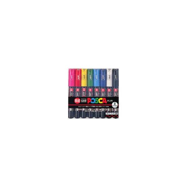 �����}�[�J�[ POSCA �ɍ׃|�X�J8�F�Z�b�g �y���[���֕s�z