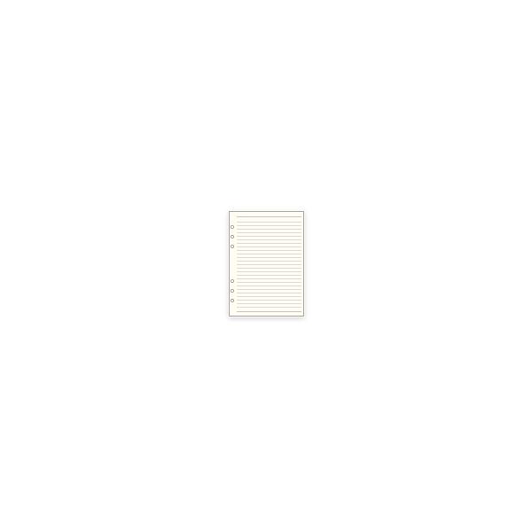 ダ・ヴィンチシステム手帳 A5サイズリフィル 徳用ノート(6.5mm)クリーム メール便可